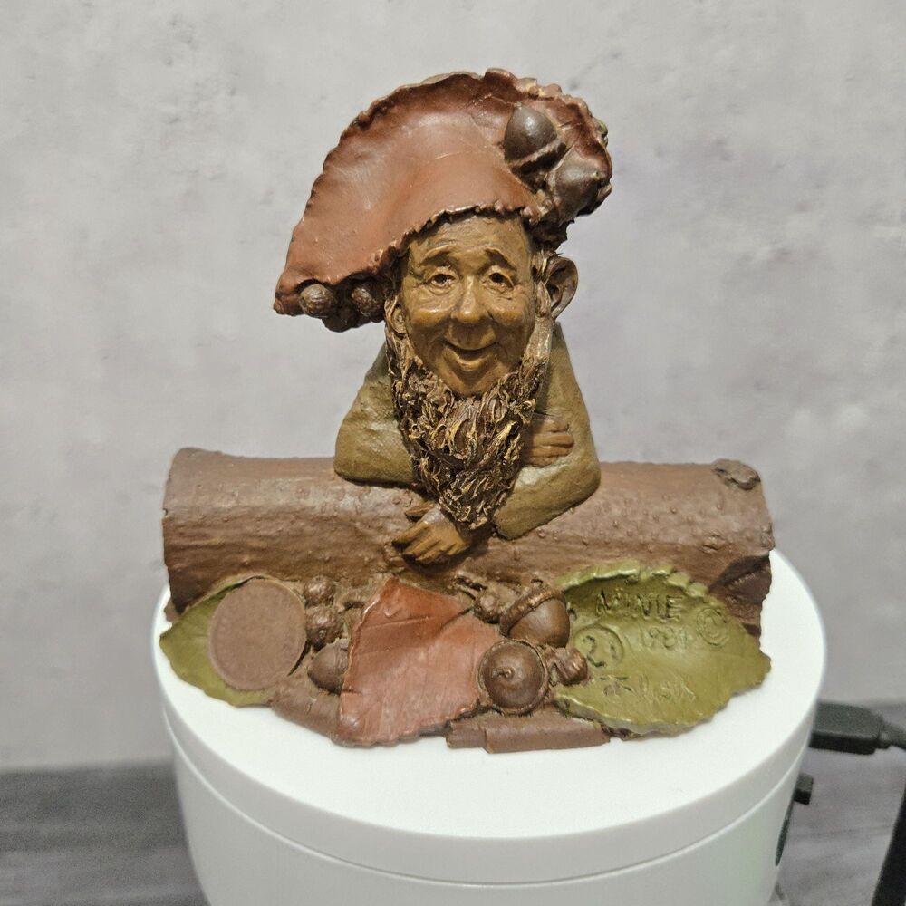 Tom Clark Gnome Minie 1984 Cairn Studios #1023 Lumberjack Series Woodspirit